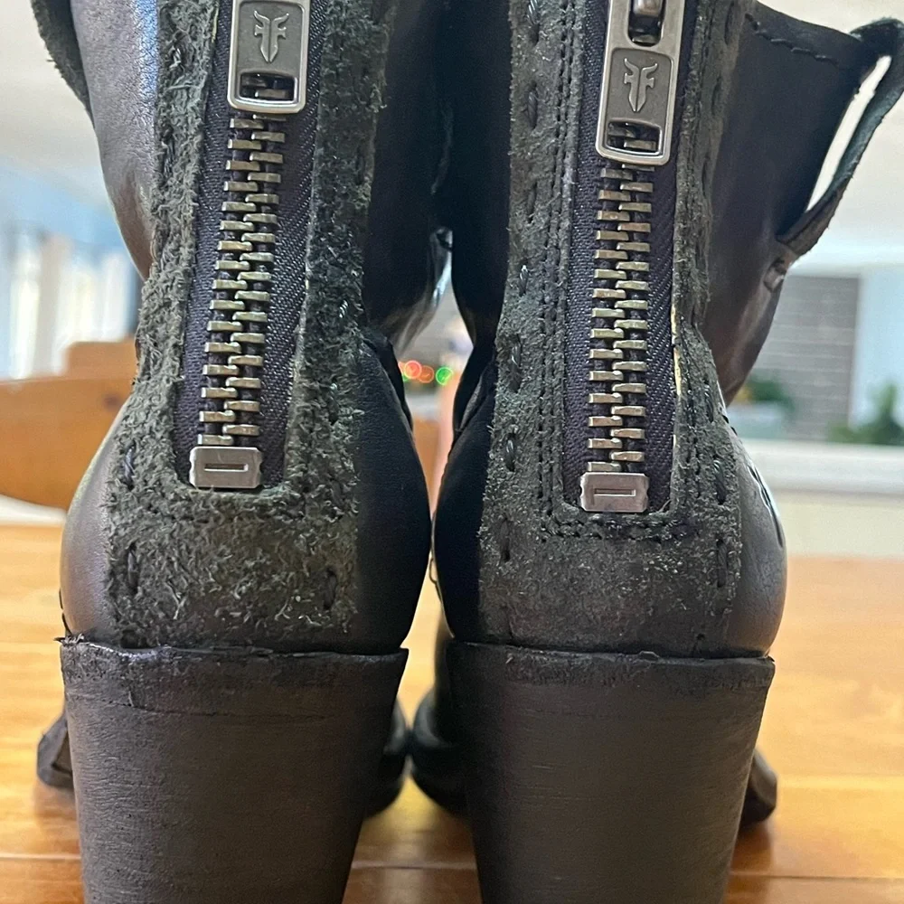 Frye zip-up ankle boots - Picture 8 of 9